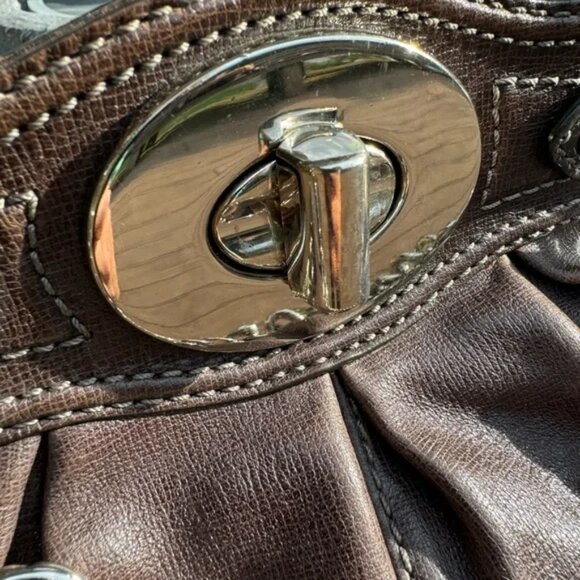 Coach Vintage Garnet Satchel/Hobo Bag in EUC - Picture 5 of 8